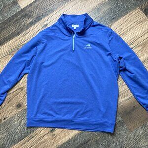 US Open Peter Millar Perth Mel Performance 1/4 Zip - Purple Sz XL